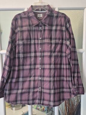 Ridgecut Toughwear Women's Work Shirt in Plum